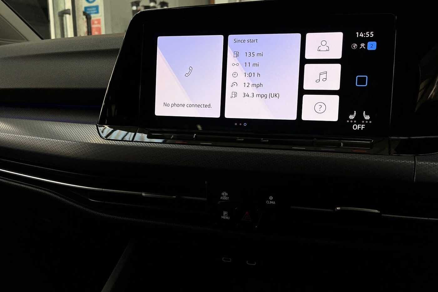 Volkswagen Golf 1.5 TSI Active Hatchback 5dr Petrol Manual Euro 6 (s/s) (150 ps) Rear camera & A